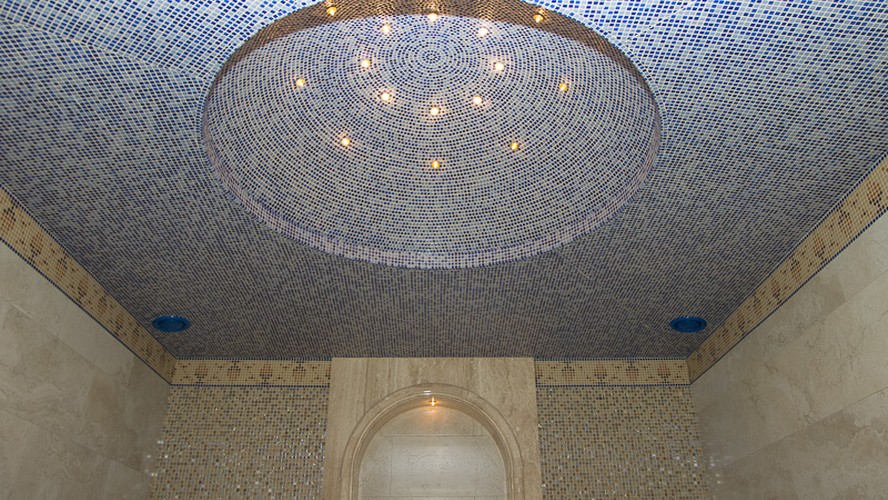 Купол хамама с использованием строительной плиты THERMIT SP