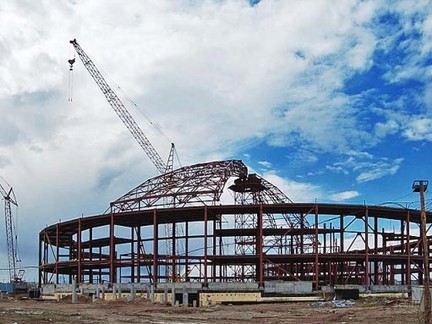 Фундамент Ледового Дворца