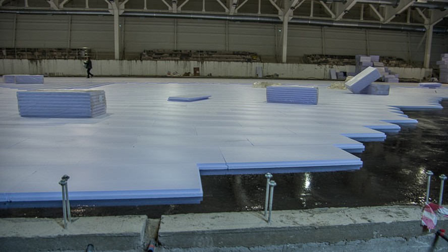 Теплоизоляция ледовой арены Ледового дворца Сокол